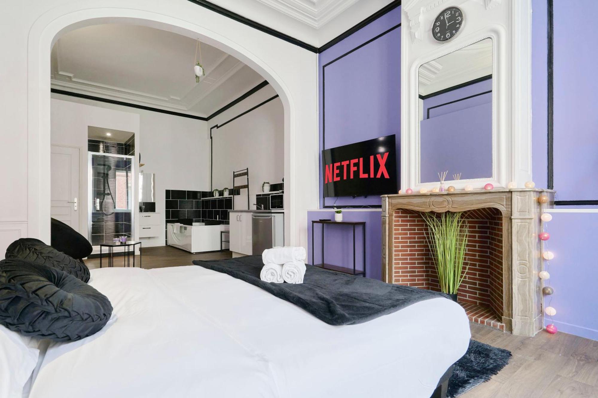 Ng Prestige - Lille L Roubaix Trichon - Balneo - Netflix - Wifi 아파트 외부 사진